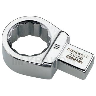 732/10  7 - Końcówka wtykowa oczkowa 9x12mm, 7mm 