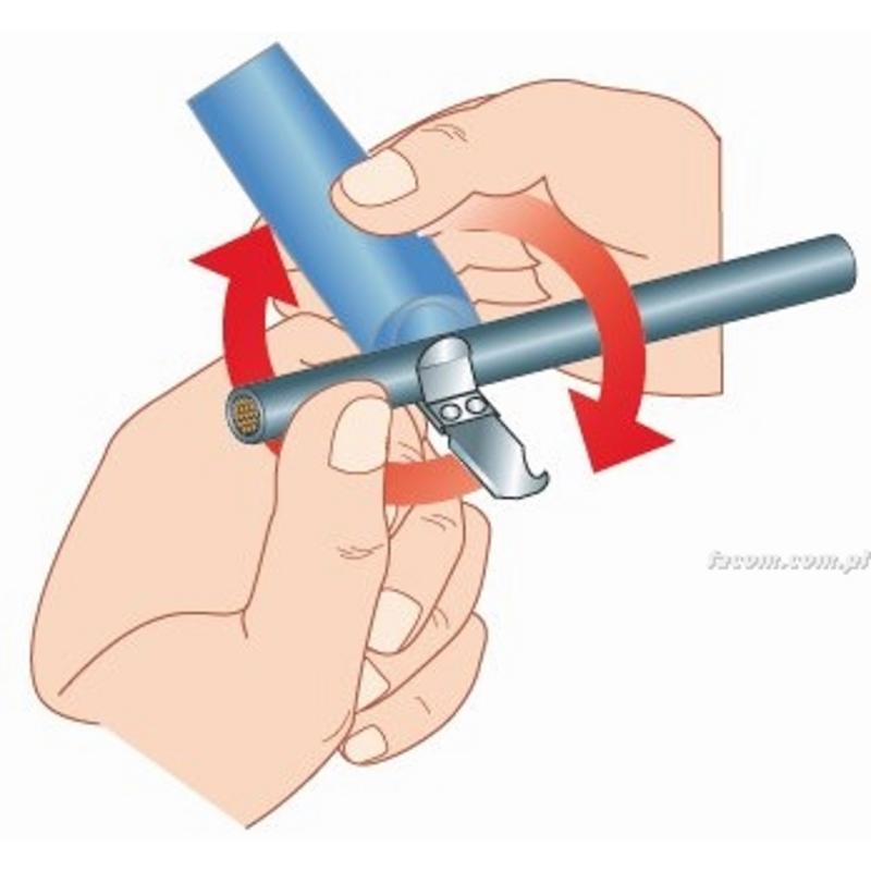 985952 - narzędzie do ściągania izolacji z ostrzem obrotowym, zakres do 28 mm