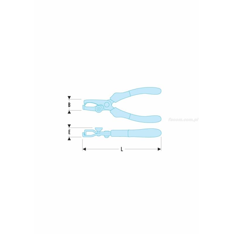 194.17CPE - szczypce do czołowego ściągania izolacji, zakres 0,5 - 6 mm² 