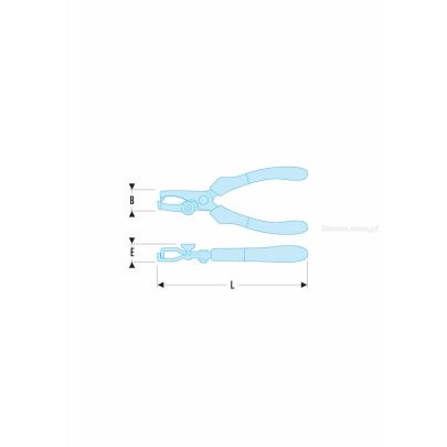 194.17CPE - szczypce do czołowego ściągania izolacji, zakres 0,5 - 6 mm² 
