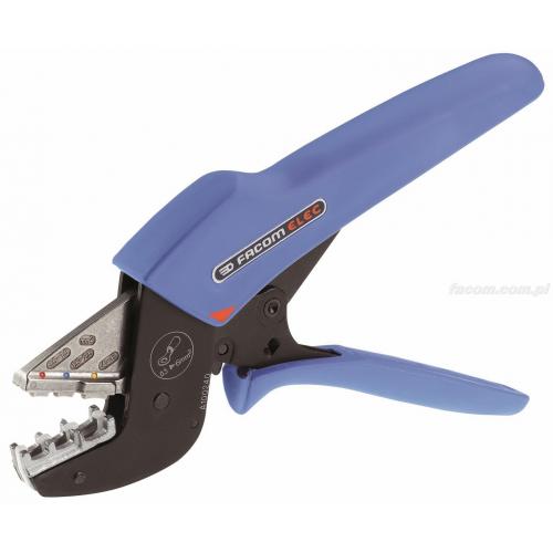 673838 - SERKAN® Ratchet Crimping Pliers for Insulated Terminals With Locator, 0.5 - 6 mm²