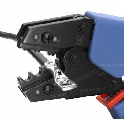 985966 - szczypce do zaciskania końcówek okrągłych, model z grzechotką, zakres 4 - 10 mm²