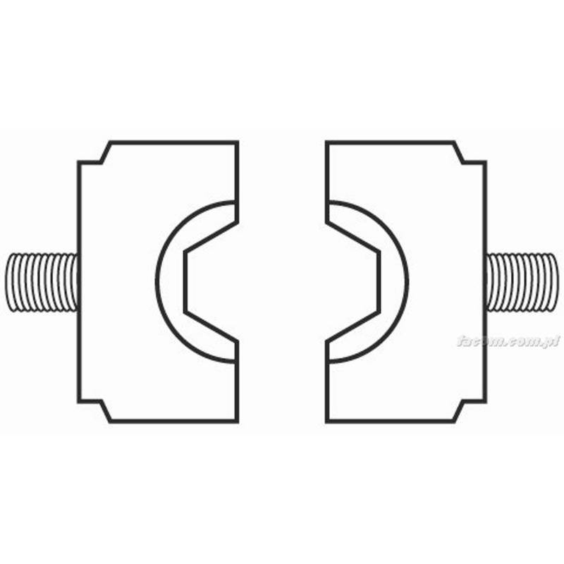 985916 - matryca sześciokątna do szczypiec 985913, 16 mm²
