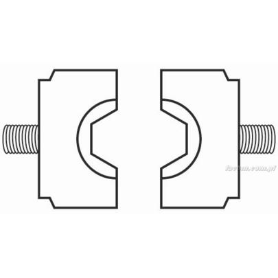 985922 - matryca sześciokątna do szczypiec 985913, 120 mm²