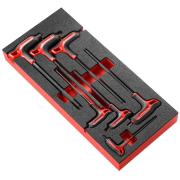 MODM.84TZSA - Tee-shaped keys set in foam tray