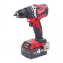 M18 CBLDD-402C - Compact brushless drill drivers 18 V, 4.0 Ah, in HD Box, with 2 batteries and charger, 4933464539