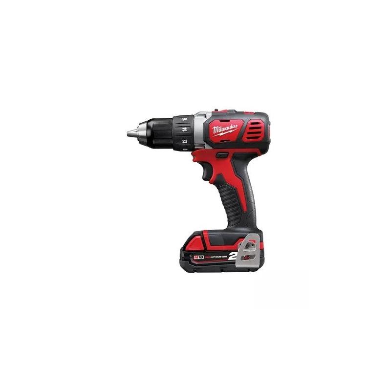 M18 BDD-202X - Compact drill drivers 18 V, 2.0 Ah, in HD Box, with 2 batteries and charger