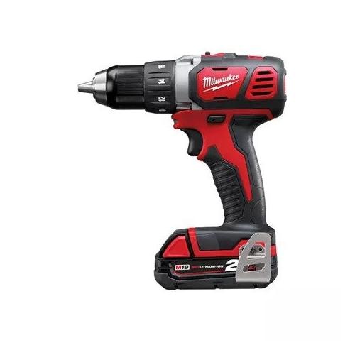 M18 BDD-202X - Compact drill drivers 18 V, 2.0 Ah, in HD Box, with 2 batteries and charger