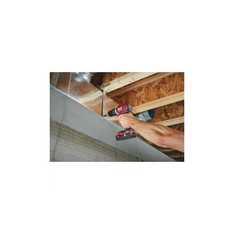 M18 BDD-202X - Compact drill drivers 18 V, 2.0 Ah, in HD Box, with 2 batteries and charger