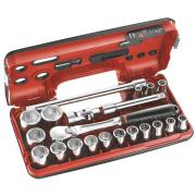 SL.DBOX1 - zestaw nasadek 1/2" w kasecie, 8mm - 32 mm