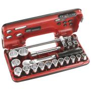 SL.DBOX412 - zestaw nasadek 1/2" w kasecie, 8 mm - 32 mm