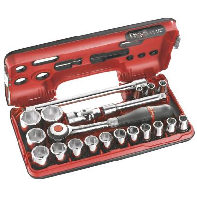 S.360DBOX1 - zestaw nasadek 1/2" w kasecie, 8 mm - 32 mm