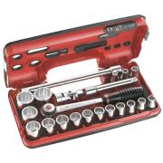 S.DBOX501 - zestaw nasadek 1/2" w kasecie, 8 mm - 32 mm