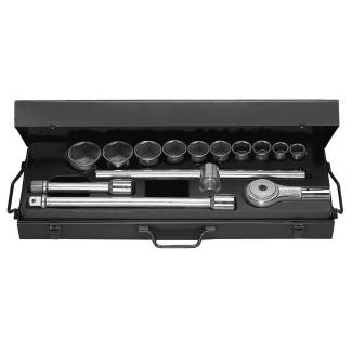 K.421N - zestaw nasadek 3/4" w skrzynce, 22 mm - 50 mm