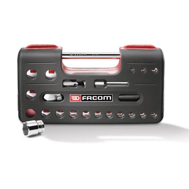 S.360DBOX412 - zestaw nasadek 1/2" w kasecie, 8 mm - 32 mm