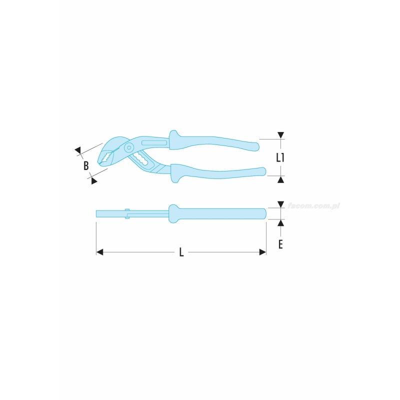 180.VSE - szczypce nastawne