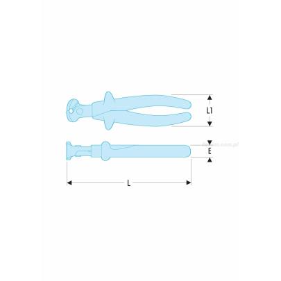 190.16AVSE - szczypce tnące czołowe do drutu twardego