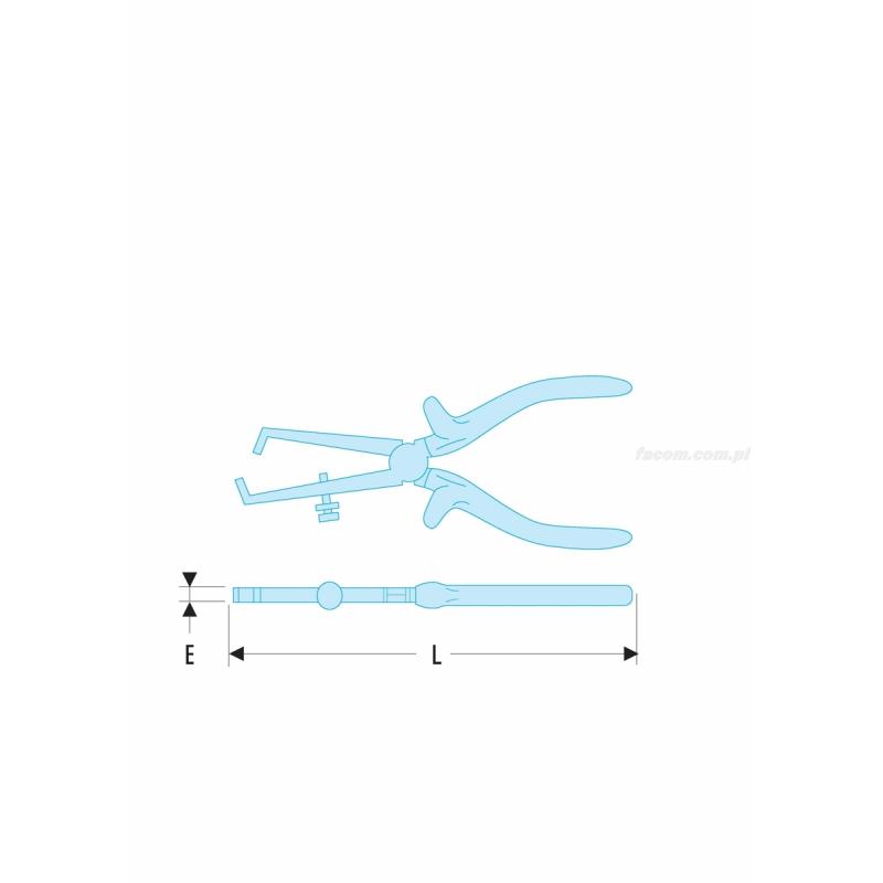194.17AVSE - szczypce do zdejmowania izolacji