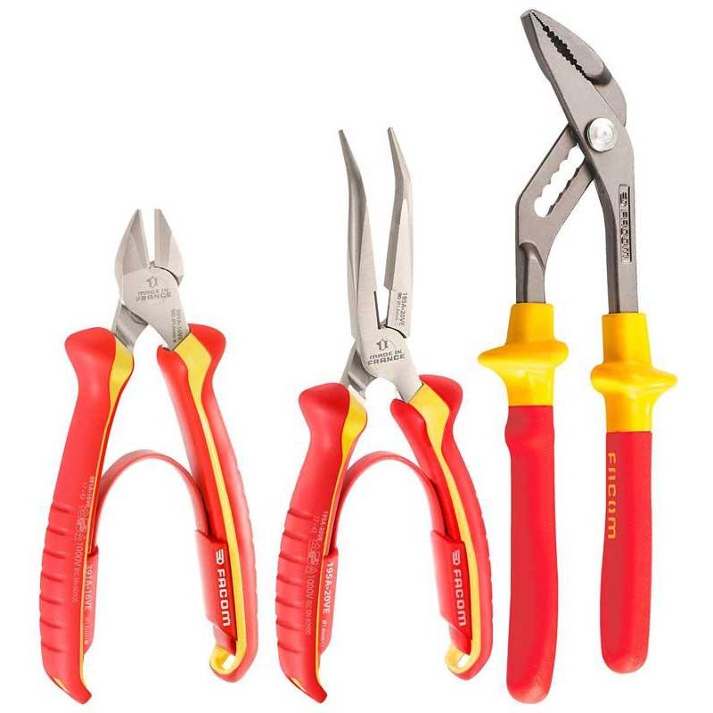 VE.A3 - "3-PIECE SET OF 1,000 VOLT PLIERS"