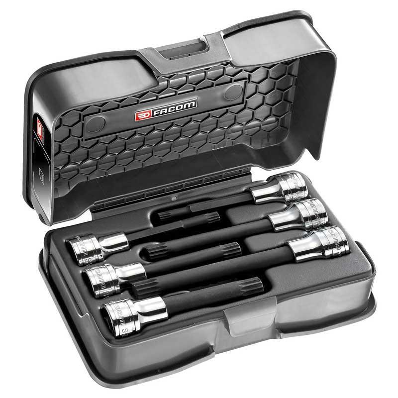 SV.LJ6B - 1/2' BIT SOCKET SET XZN LONG M6-M12