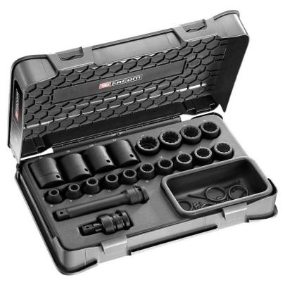 NSD.500A - 1/2' IMPACT SOCKET SET 12P 8-27MM