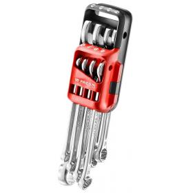 440.JP8 - SET OF 8 COMB WRENCHES ON POCKET HOLDER