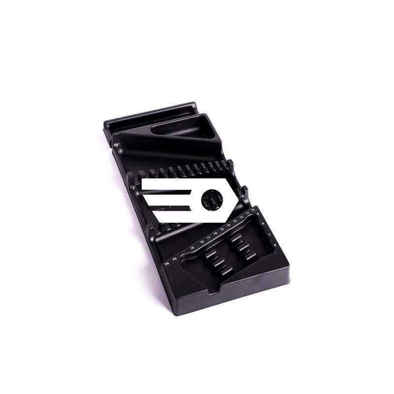 PL.S09 - PLASTIC TRAY SMALL SOCKET 1/4 LEVEL 1 MM