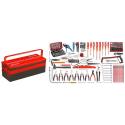 2070.E18 - 114-piece set of electronic tools - metal toolbox