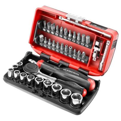 R.360NANO-U1 - zestaw nasadek 1/4" w kasecie, 7/32'' -  9/16''