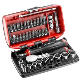 R.181NANO - 1/4 SOCKET SET 6PT 5.5-14MM R.181 38PC