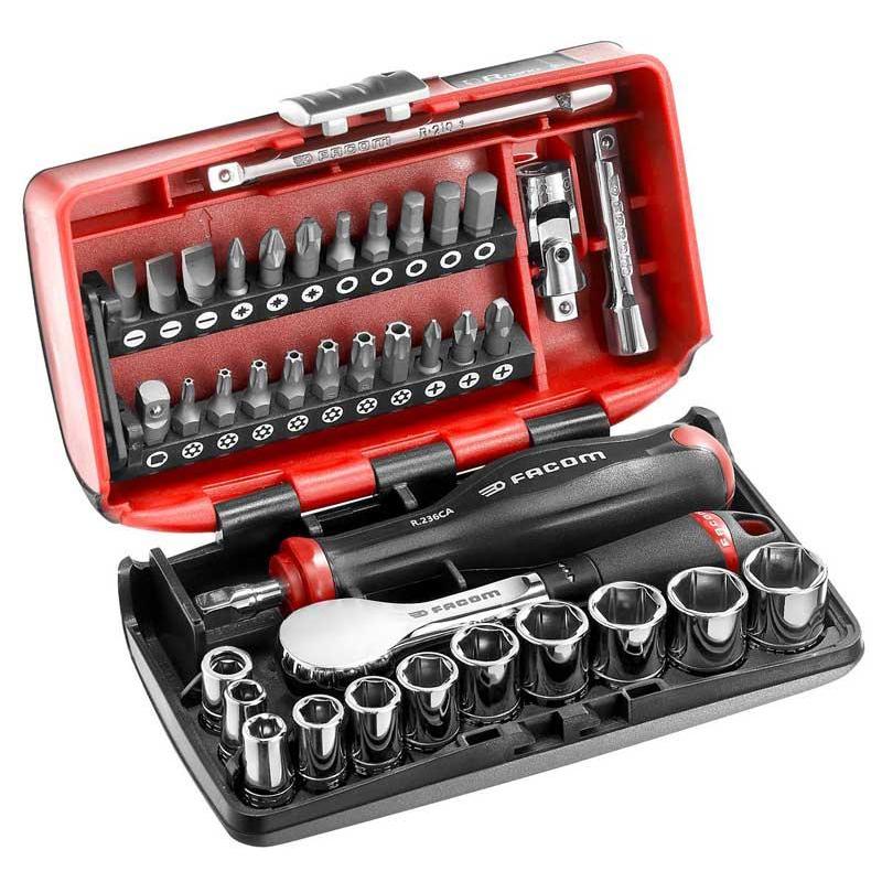 R.181NANO - 1/4 SOCKET SET 6PT 5.5-14MM R.181 38PC
