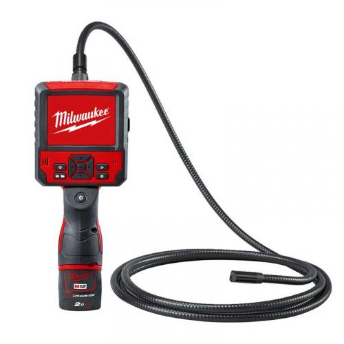 M12 IC AV3-201C - Digital inspection camera with removable screen 12 V, 2.0 Ah, with battery and charger