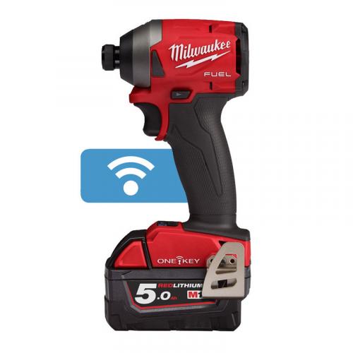 M18 ONEID2-502X - 1/4″ HEX impact driver 18 V, FUEL™ ONE-KEY™, in case, with 2 batteries and charger