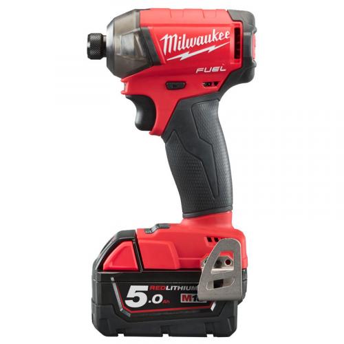 M18 FQID-502X - 1/4″ HEX impact driver 18 V, 5.0 Ah, FUEL™ SURGE, in case, with 2 batteries and charger