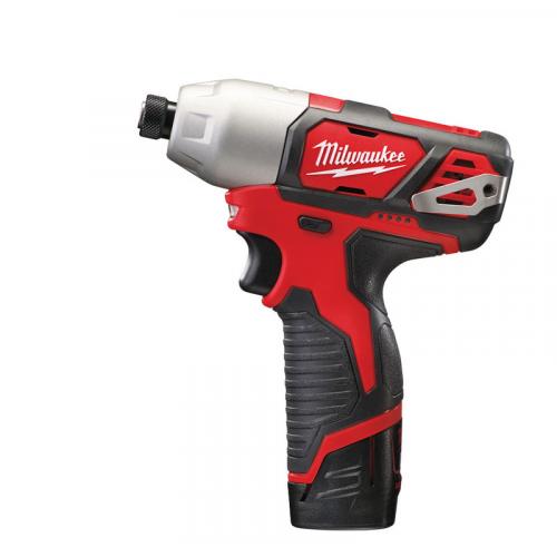 M12 BID-202C - Sub compact 1/4″ HEX impact driver 12 V, 2.0 Ah, FUEL™, in case, with 2 batteries and charger