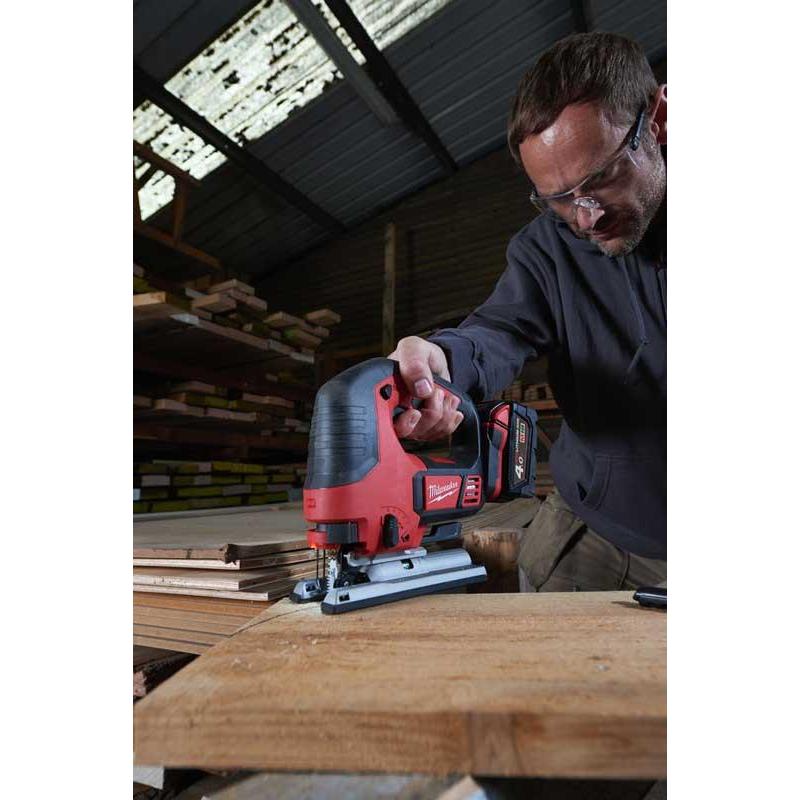 M18 BJS-402C - Wyrzynarka 18 V, 4.0 Ah, w walizce, z 2 akumulatorami i ładowarką