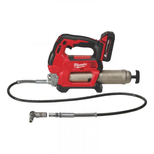 M18 GG-201C - Smarownica 18 V, 2.0 Ah, HEAVY DUTY, w walizce, z akumulatorem i ładowarką, 4933440490