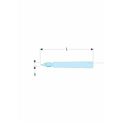416.PMT - szczypce tnące Micro-Tech® z główką z ostrym zakończeniem, szczęki wysmukłe, cięcie półosiowe, Ø CuNi 0,1 – 0,8 mm