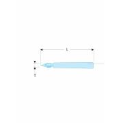 417.PMT - szczypce tnące Micro-Tech® z główką z ostrym zakończeniem, szczęki wysmukłe, cięcie płaskie, Ø CuNi 0,1 – 0,8 mm
