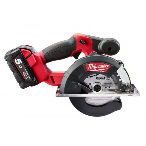 M18 FMCS-502X - Metal saw 57 mm, 18 V, 5.0 Ah, FUEL™, with 2 batteries and charger, 4933459193