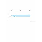 416.12PMT - szczypce tnące Micro-Tech® z główką z ostrym zakończeniem, duża moc, cięcie półosiowe, Ø CuNi 0,3 – 1,6 mm