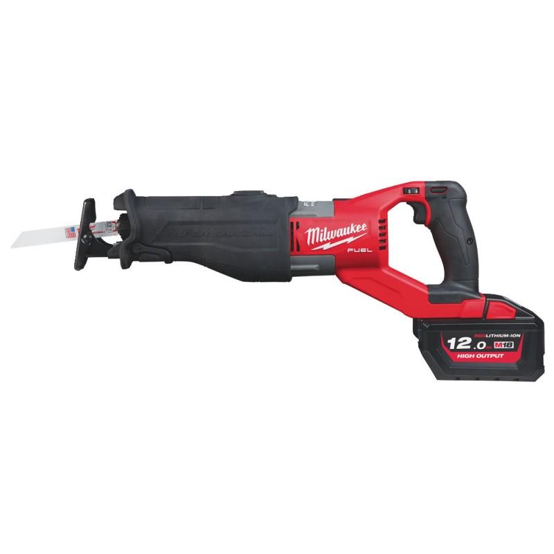 MILWAUKEE M18 FSX-121C Reciprocating saw 18 V, 12.0 Ah, SUPER SAWZALL™,  FUEL™, in case with battery and charger