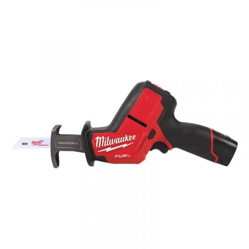 M12 CHZ-202X - Sub compact reciprocating saw 12 V, 2.0 Ah, HACKZALL™, FUEL™, in case with 2 batteries and charger, 4933447738