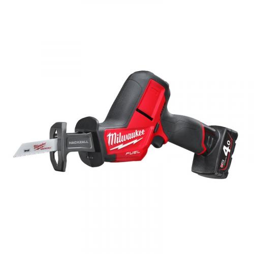M12 CHZ-402C - Sub compact reciprocating saw 12 V, 4.0 Ah, HACKZALL™, FUEL™, in case with 2 batteries and charger