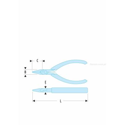 432.MT - szczypce do chwytania Micro-Tech®, szczęki półokrągłe krótkie