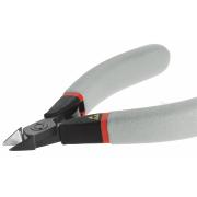 405.E - szczypce tnące ESD z główką ostrołukową, kompaktowe, cięcie osiowe, Ø CuNi 0,3 – 1,3 mm