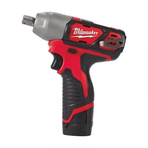 M12 BIW12-202C - Sub compact 1/2" impact wrench, 138 Nm, 12 V, in case, with 2 batteries and charger, 4933447133
