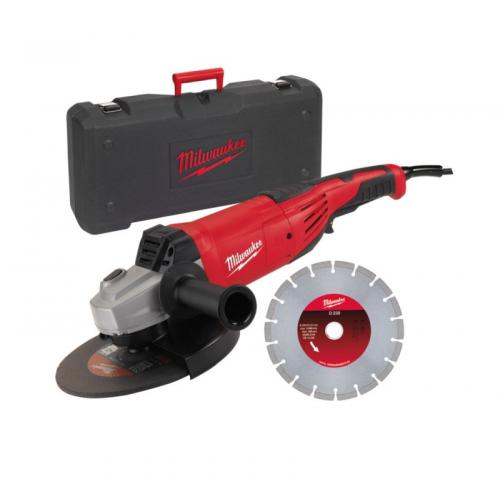 AG 22-230 D-SET DMS - Angle grinder 230 mm, 2200 W, paddle switch, in case