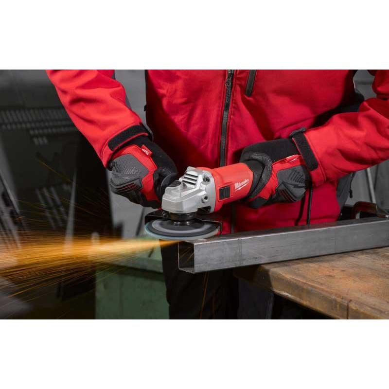 AG 800-115 E - Szlifierka kątowa śr. 115 mm, 800 W, włącznik suwakowy