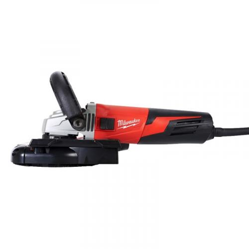 AGV 15-125 XE DEG-SET - Angle grinder with dust management and variable speed 125 mm, 1550 W, slide switch, in case